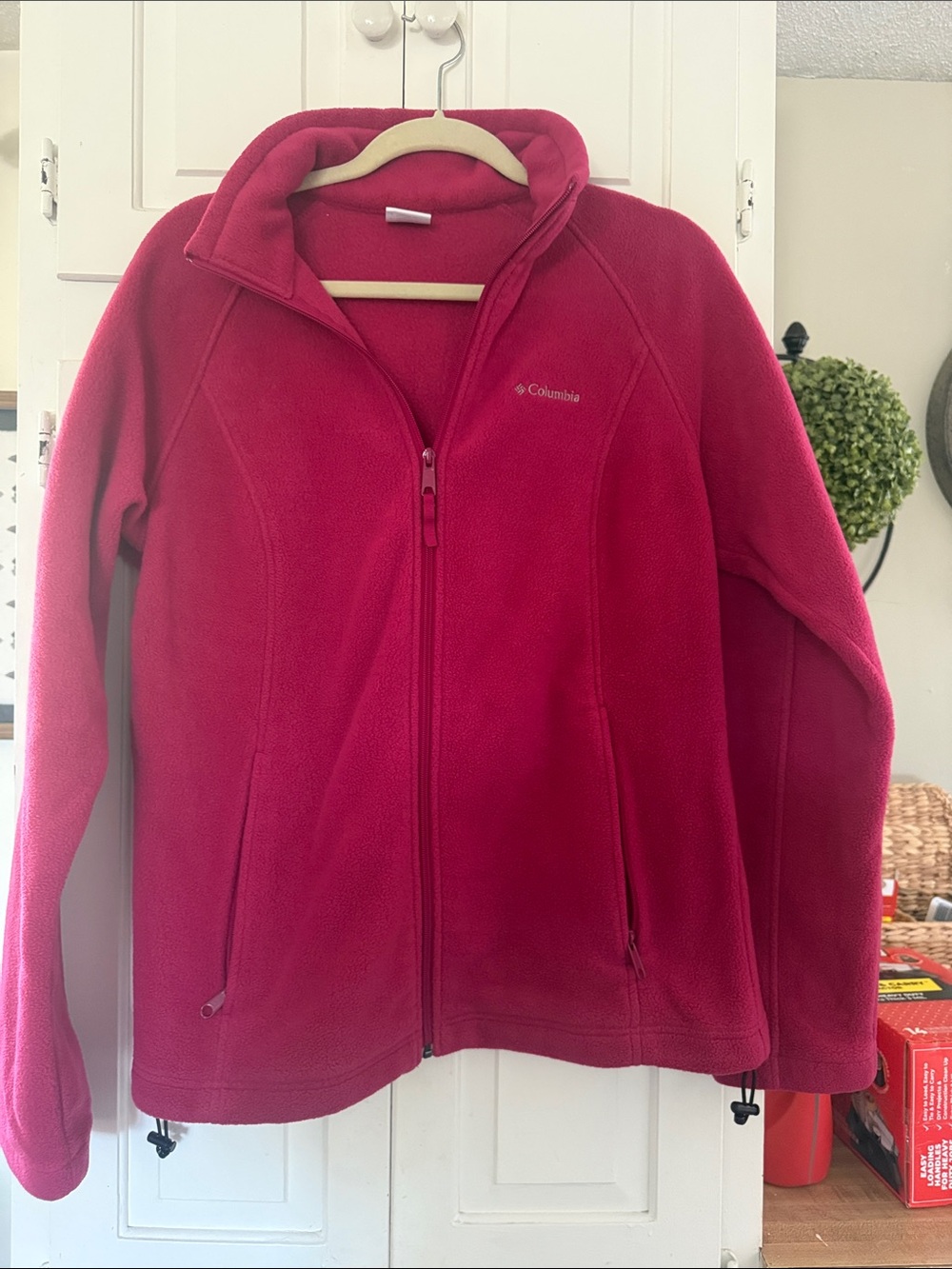 Columbia Women's Raspberry Pink Teddy Fleece Jacket